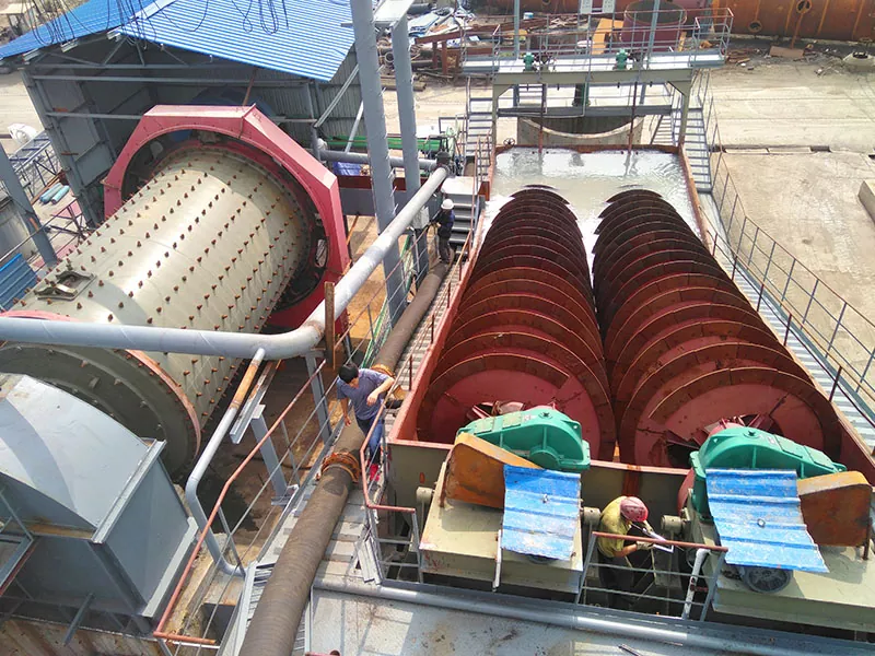 Wat is een ondergedompelde spiraalclassificator en hoe verbetert deze de efficiëntie van de minerale verwerking?